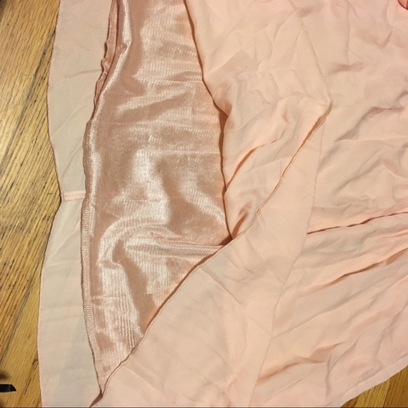 Light Pink Off Shoulder Dress w Corset design belt - Picture 5 of 8